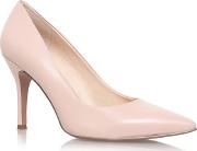 Pink flax High Heel Court Shoe