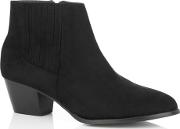 Black Casual Ankle Boots