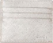 Silver Pink Wallet Card Holder