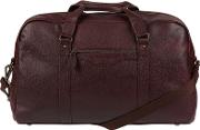 Oxblood armstrong Buffalo Leather Holdall