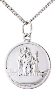 Silver, Ladies St Christoper Pendant