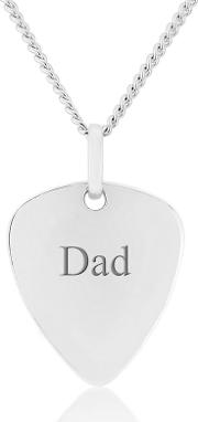 Sterling Silver Triangle Gents dad Pendant