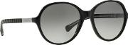 Black Ra5187 Round Sunglasses