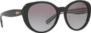 Black Ra5212 Cat Eye Sunglasses