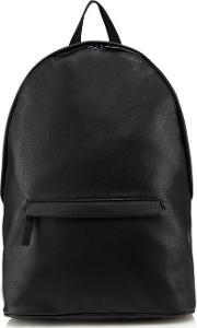 Black Curved Backpack