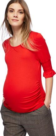Red Maternity Top
