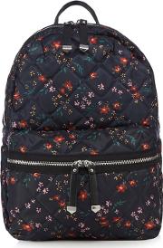 Multi Coloured Quilted Backpack