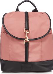 Pale Pink Nylon Backpack