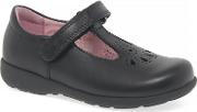 Start Rite Black Leather daisy May T Bar Girls Shoes