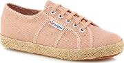 Superga Pink cotropew Lace Up Trainers