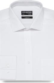 Big And Tall White Plain Regular Fit Shirt