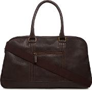 Brown rupert Leather Holdall Bag