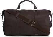 Dark Brown Holdall Bag