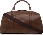 Tan Leather spencer Holdall Bag