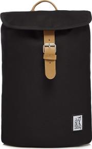 Black Plain Backpack