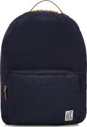 Navy Plain Backpack