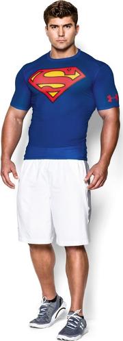 Blue heatgear& 174 Compression T Shirt