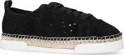 Black theera Lace Up Trainers