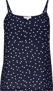 Spot Print Woven Front Camisole
