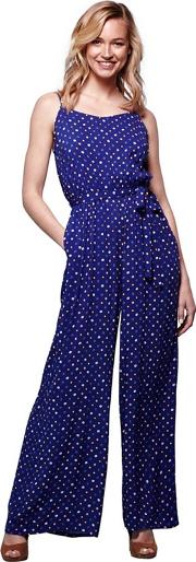 Dotty Flared Jumpsuit.
