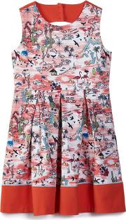 Girl Multicoloured Treasure Island Print Dress