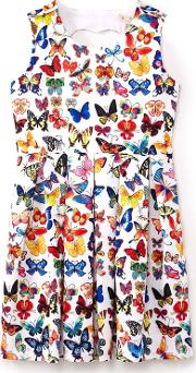 Girls Multicoloured Butterfly Print Dress