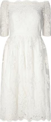 Ivory 'bella' Bardot Wedding Dress