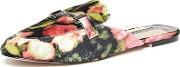 Womens Floral 'lucky' Mule Loafers