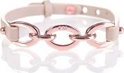 Chain Link Leather Bracelet 