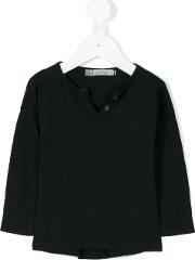Filippo Henley T Shirt Kids Cotton 12 Mth, Black