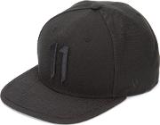 11 Embroidery Cap Men Polyester One Size, Black
