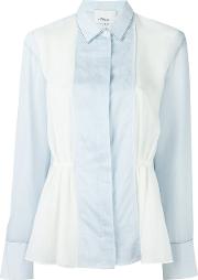 3.1 Phillip Lim Panelled Shirt Women Silkcotton 10, White 