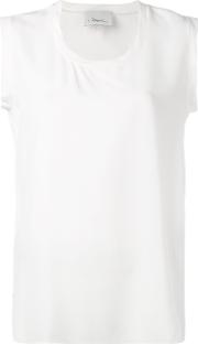 3.1 Phillip Lim Sleeveless Shirt Women Silk 4, White 