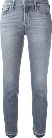 Cropped Jeans Women Cottonspandexelastane 30, Women's, Grey