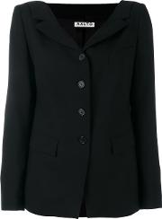 Aalto Buttoned Jacket Women Viscosevirgin Woolspandexelastane 40, Black 
