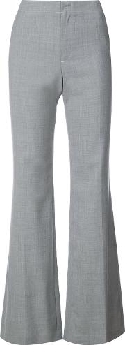 Flared Zip Trousers 