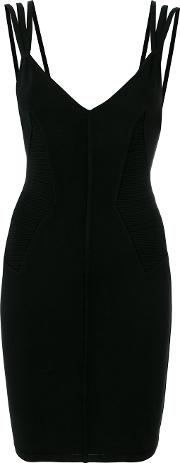 Alaia Vintage Strappy Fitted Dress 