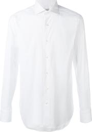 Classic Slim Shirt Men Cottonpolyamidespandexelastane 42, White