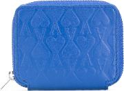 Mini Wallet Men Leather One Size, Blue