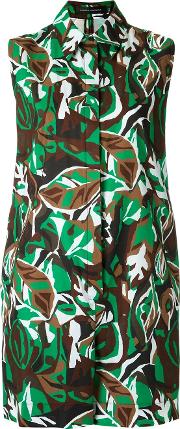 Andrea Marques Printed Playsuit Women Cotton 36, Green 