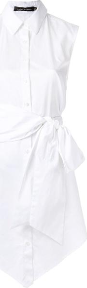 Sleeveless Shirt Women Cotton 38, White