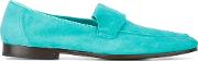 'super Tasca' Loafers Men Leather 43, Turquoise