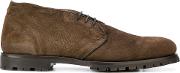 Andrea Ventura Desert Shoes Men Leatherrubber 44, Brown 