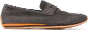 Dynamic Penny Loafers Men Leathersuederubber 41, Grey
