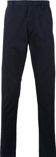 Classic Tailored Trousers Men Cottonpolyester 48, Blue