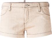 Five Pocket Shorts Women Cottonpolyester 26, Nudeneutrals