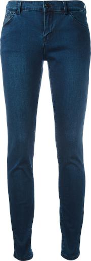 Skinny Jeans Women Cottonpolyesterspandexelastane 25, Blue