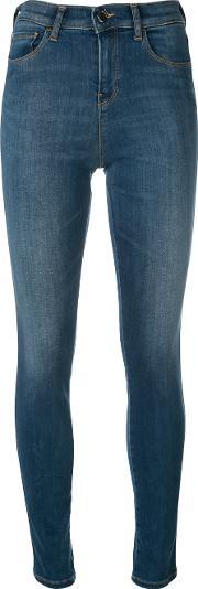 Skinny Jeans Women Cottonpolyesterspandexelastane 25, Women's, Blue