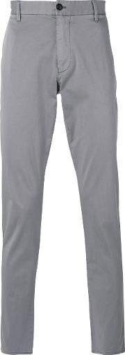 Tapered Trousers Men Cottonspandexelastane 48, Grey