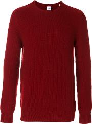 Aspesi Cashmere Knitted Sweater Men Cashmere 50, Red 